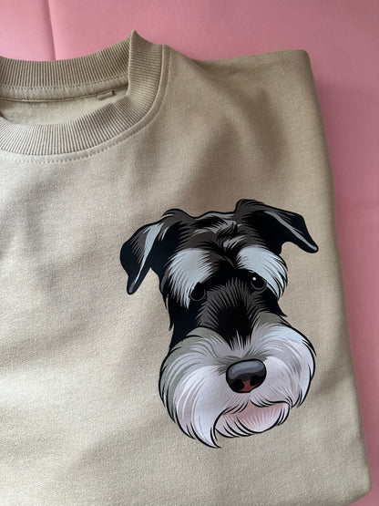 Din hund på sweater - Farveportræt