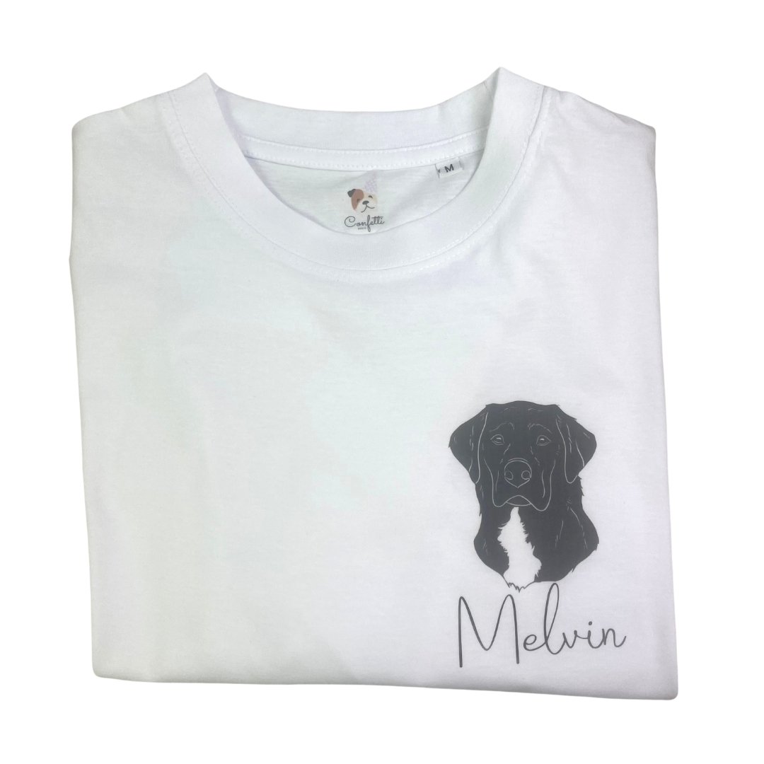 Din hund på T-shirt - Confetti Dogs